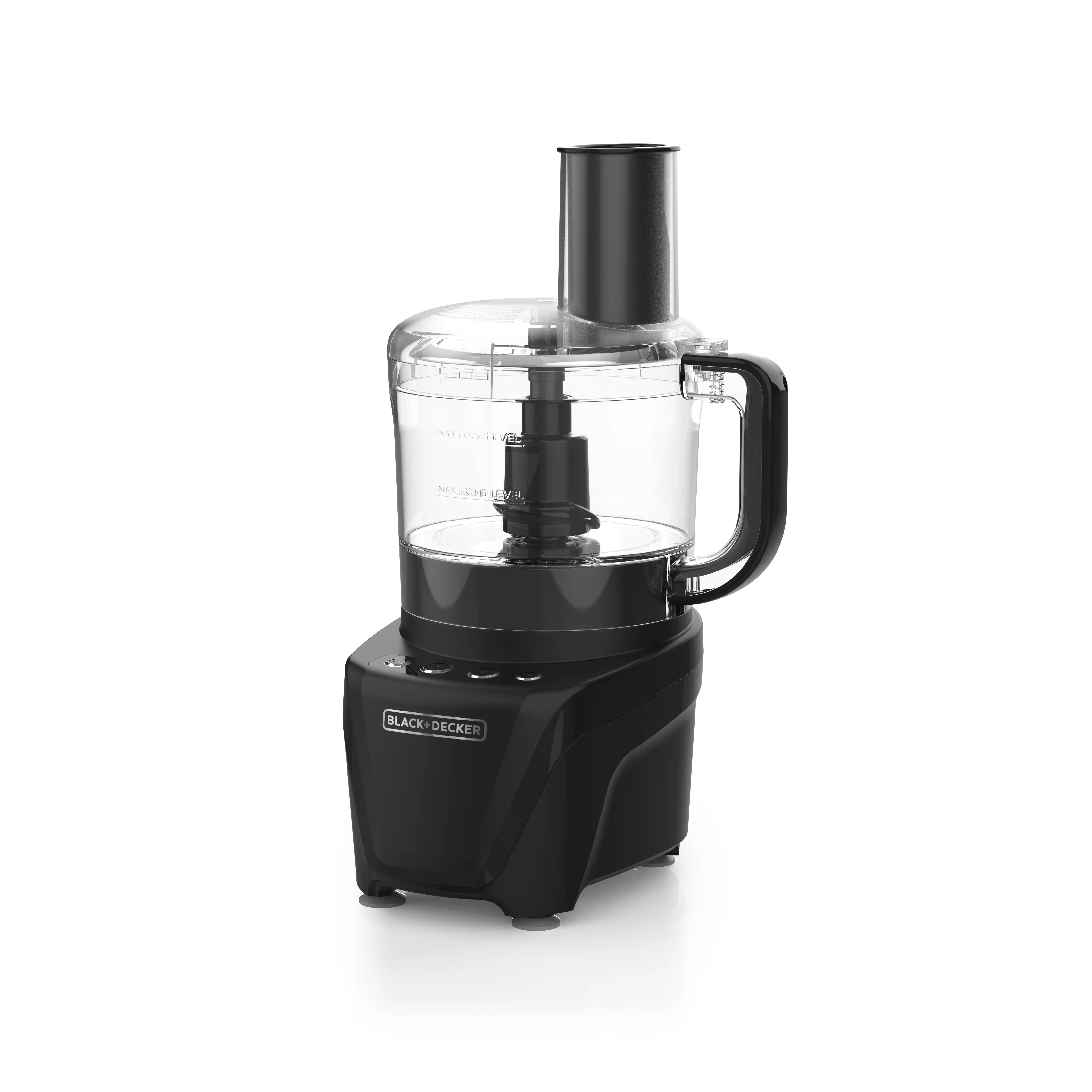 BLACK+DECKER 8-Cup Food Processor, Easy Assembly, 450 Watts, 2 Speeds + Pulse, Black