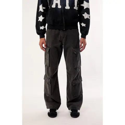 Pacsun Men's Dylan Baggy Jeans Cargo Black