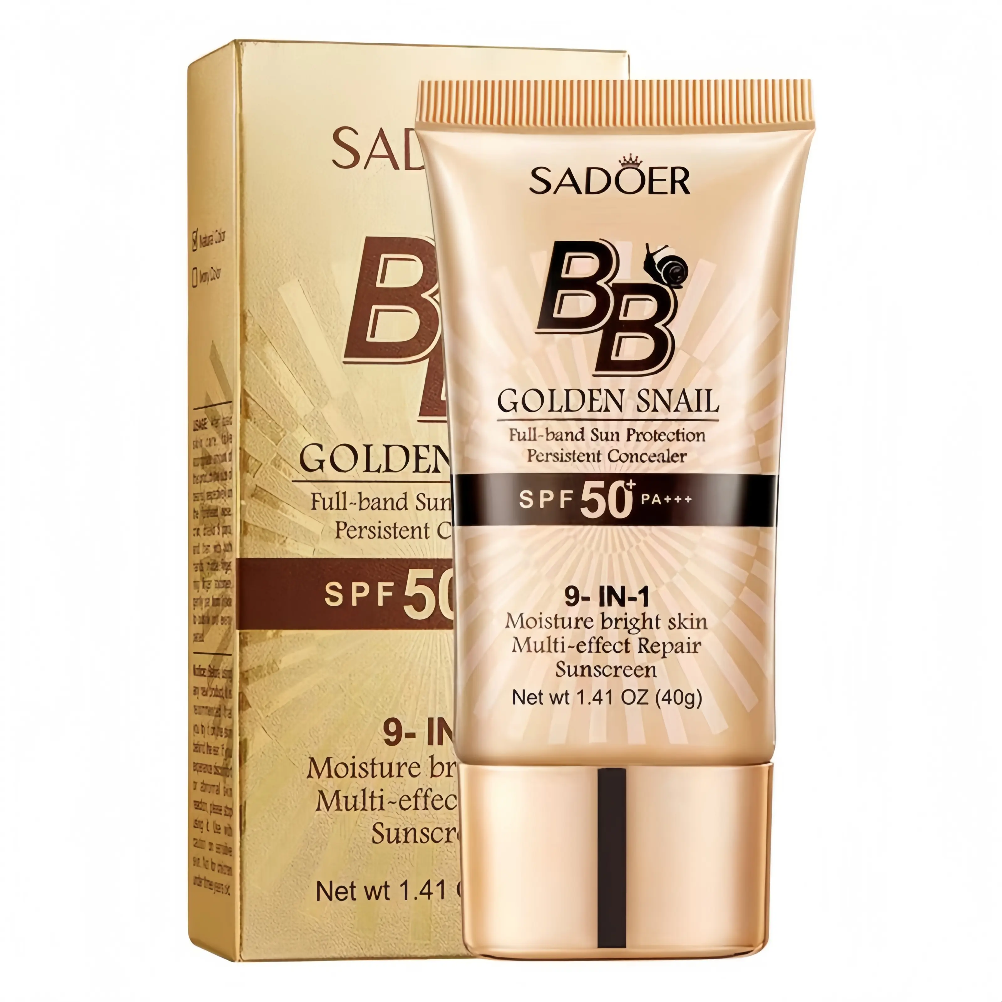 High-coverage waterproof snail BB cream - matte finish, long-lasting moisturizing and oil control, creates a natural makeup look, refreshing and non-greasy, perfect for makeup beginners, a great gift for Mother's Day, Christmas, and Valentine's Day.
