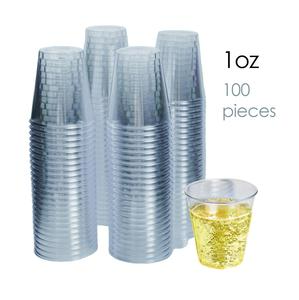 Craft And Party, Plastic Shot Cups, Plastic Shot Glasses, Disposable Cups, Tasting Cups Party Cups Perfect for Whiskey, Wine Tasting, Food Samples, and Parties