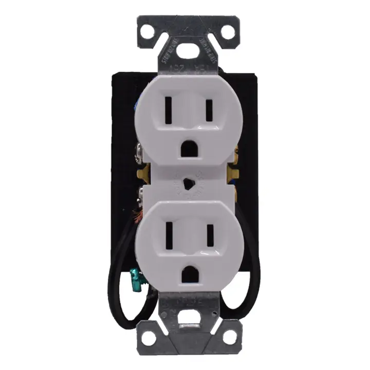 Covert Wi-Fi Camera Receptacle Dual Band Connectivity Wide 120 Degree Lens for Enhanced Security