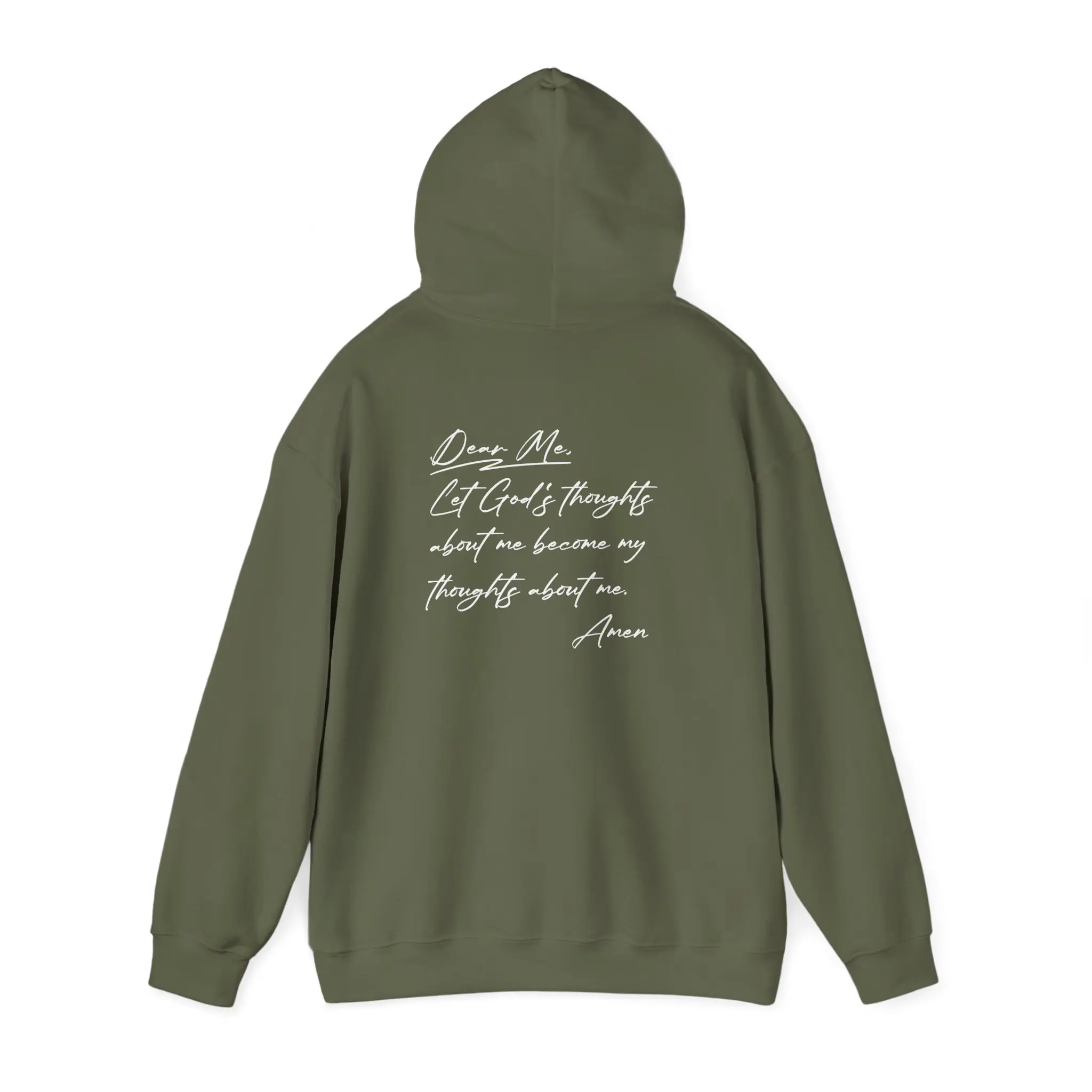 GOD IT "Dear Me Prayer" Hoodie | Inspirational Faith Sweatshirt for Men and Women