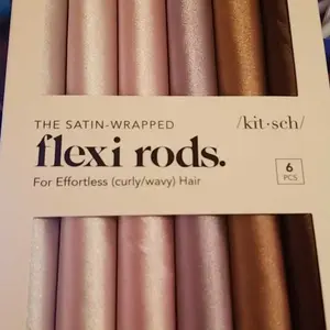 Kitsch Flexi Rods Satin Wrapped - 6 Pack