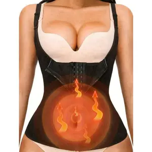 Latest Women's Waist Trainer, Shaper Abdominal Fat Tight Bra,Sports Suit Abdominal Control Shaper, Sauna Suit Top Daily Exercise Suit, GYM Running Suit, Fitness Suit, Yoga Pilates Top, Shapewear Waist Trainer Corset Gym Accessories Belly Slimming Girdles