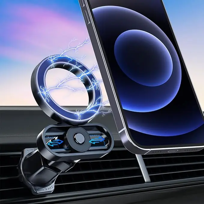 for Magsafe Car Mount, Phone Holders for Your Car, [Strongest Magnets][Unlimited Angles]Magnetic Car Phone Holder Vent, Car Accessories for iPhone 16 15 Pro Plus Max 14 13 12 Mini MagSafe Case Phones