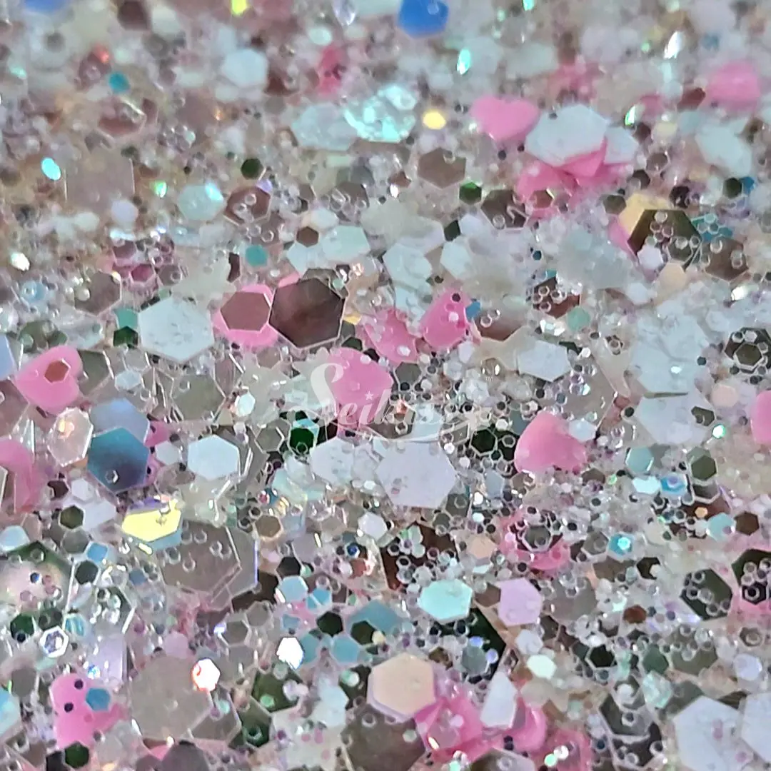 Princess Glow Chunky Glitter - White Glitter Princess Glow Chunky Glitter - White Glitter