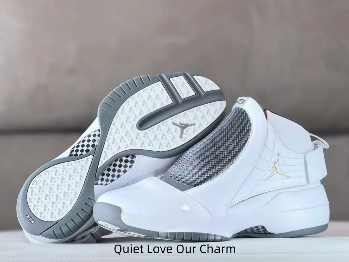 Men Women White Gray Mesh High Top Basketball Sneakers Metallic Gold Side Emblem Reinforced Wrap Strap Textured Grippy Rubber Outsole Minimal Neutral Court Performance Street Footwear