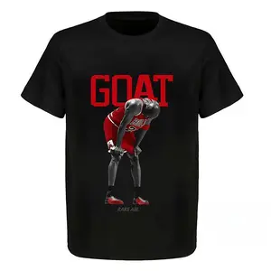 Match Flu Game 12 Jordan Retros Goat Black T Shirt Top Unisex, Basketball Shirt, Unisex T-shirt,  T-shirt ,Gift For Women, Gift For Men Crew Neck Vintage Letter  Tees  tee Eat Sleep Goon Repeat 67 Cotton Say You Swear Rifle 90s graphic good