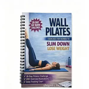 Women's Fitness Guide Manual for Wall Pilates, Comprehensive Workout Instructions, Ideal for Home Exercise Routines, Enhance Your Core Strength