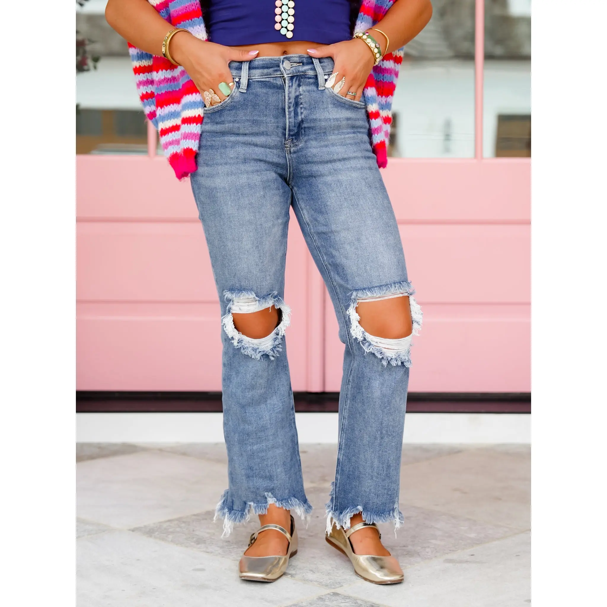 Risen The Alexandra Tummy Control Straight Leg Cropped Jeans Risen The Alexandra Tummy Control Straight Leg Cropped Jeans