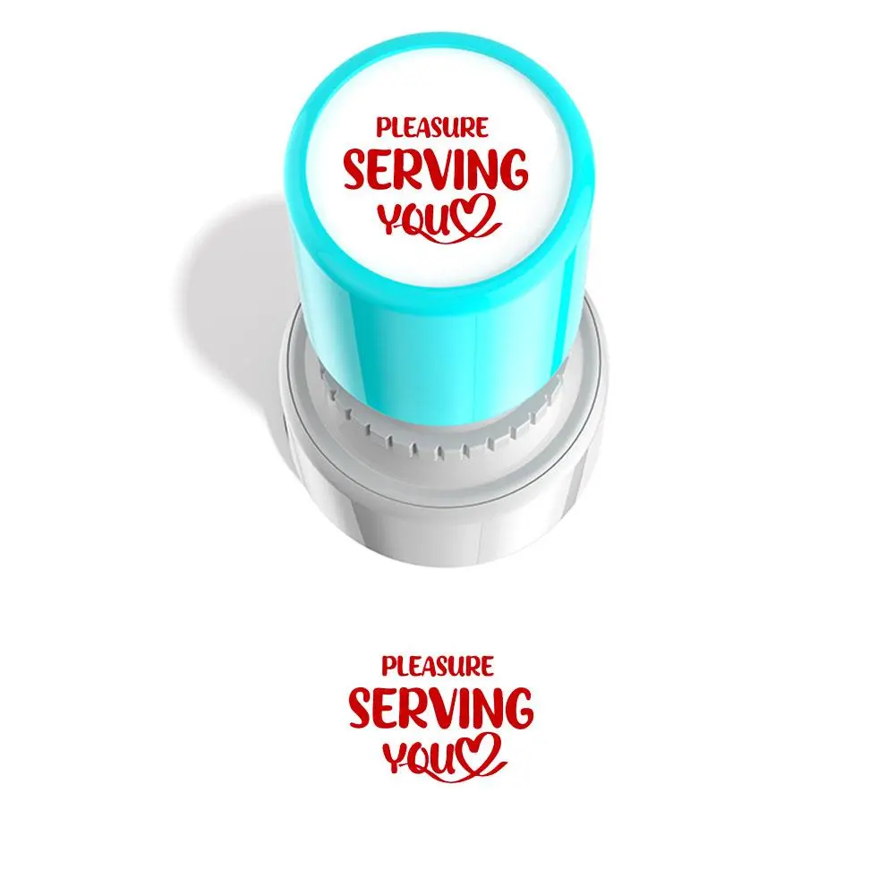 Service Stamp, 1 Count Funny Message Humorous Messages Receipt Stamp, Durable Stamp for Daily Office Use, Office Stationery & Supplies, Pleasure