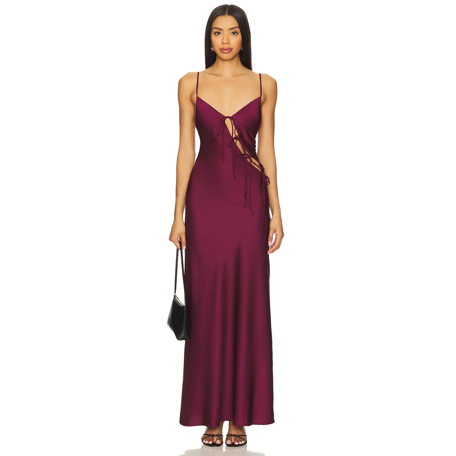 LIONESS x REVOLVE About A Girl Maxi Dress in Maroon