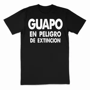 Guapo En Peligro De Extincion Retro Distress Humor Hispano T-Shirt