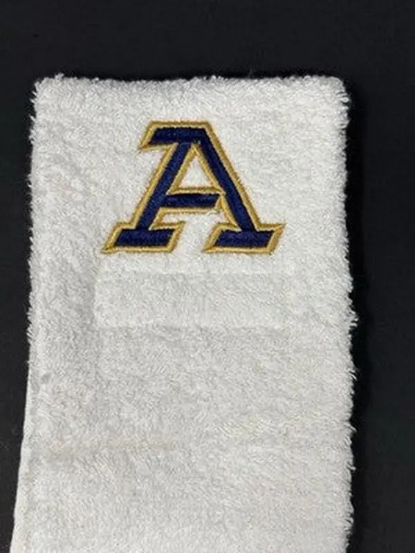 Akron Zips College Football QB Game Towel White Cotton New