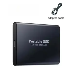 16TB Large Capacity External Hard Drive Quiet Operation Mobile Storage SSD USB3.2 Type-C High Speed Solid Stae Disk For PC MAC