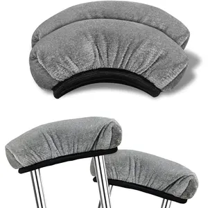 Pads for Crutches - 2PCS Crutch Pads for crutches underarm，Armpits Universal Medical Padding for Crutches for Adults, Washable Padded Covers with Thick Soft Memory Foam (Gray)