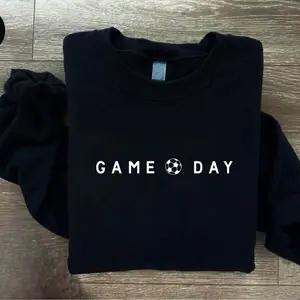 Minimalist Soccer Sweatshirt, Game Day Sweater, Soccer Mom Gift, Soccer Shirt, Youth Soccer Shirt, Football Swatshirt,Football Mom