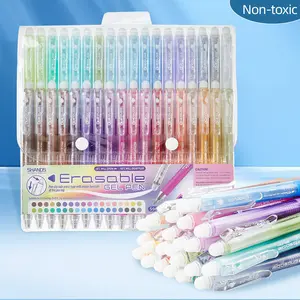 【Back to school Essentials 】Retractable Erasable Gel Pen, Fine Tip 0.7mm, Various Color Inks for Drawing Writing, Art Supplies, 12/24/36 Pack, Ideal for Artists & Students