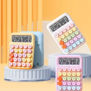 Large LCD Display Calculator, Calculator with Display, Candy Color Keyboard, Office & School Accounting Supplies, Holiday Gift, Christmas Present