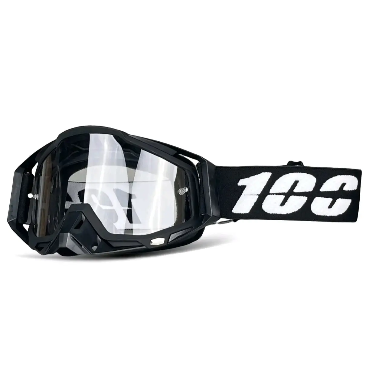 100Motorcycle Goggles for Men, Helmet-Compatible Safety Protective Eyewear with Night-Vision, Sporty Sunglasses for Dirt Bike ATV Off-Road Riding, Skiing Gear skigoggles cycling shade outdoor driving summer sport glass windproof design