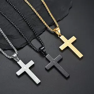 Engraved Bible Verse Cross Necklace Faith, Durability, and Style for Every Moment