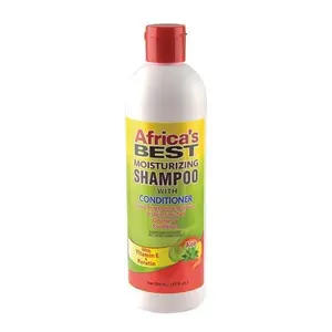 Africa's Best 12 oz Moisturizing Shampoo-Conditioner, Professional Strength Haircare Cleanser with Aloe Hydration, Vitamin E & Keratin for Detangling & Moisturizing