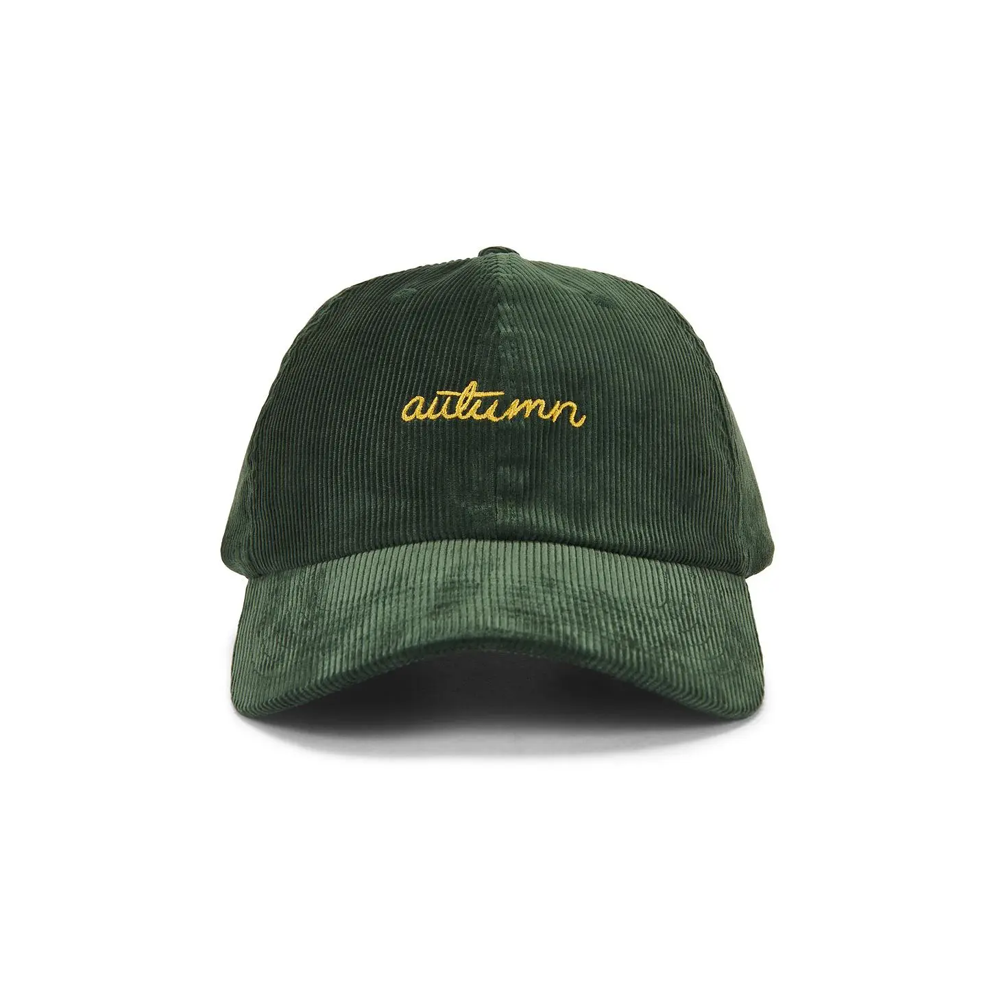 Autumn Headwear Cord 6 Panel Cap in Green