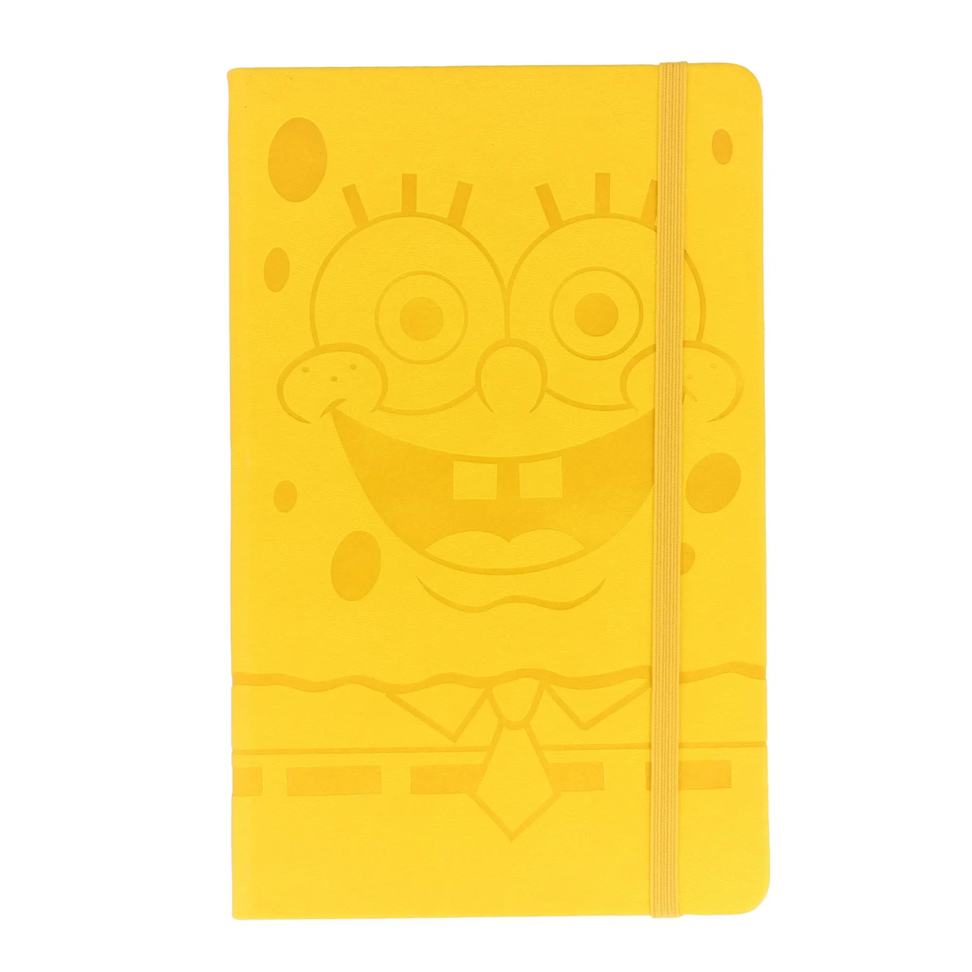 Nickelodeon SpongeBob SquarePants Soft Cover Notebook, 80-Page Vegan Leather Notebook, 5x8 Inches Office Stationery