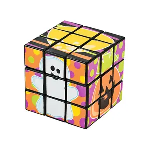 Mini Halloween Puzzle Cubes - 12 Pc.