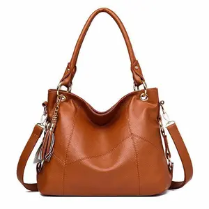 BIGWIG New Flow Speed Women's Handbag, Genuine Leather Tote Bag, Work Shoulder Bag, Large Luxury Design