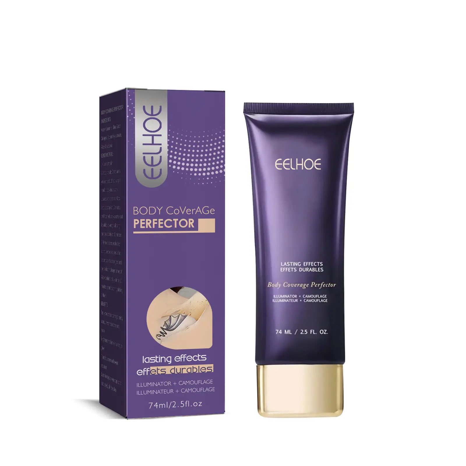Body Concealer for Tattoos & Scars | Full Coverage Concealer Cream | Smooth, Blendable & Long-Lasting Finish Scar Concealer Birthmark Concealer Body Makeup Buildable Coverage Natural-Looking Finish Blendable Concealer Skin Concealer Everyday Makeup