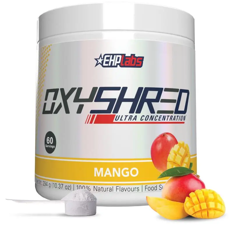 nutriFit OxyShred Ultra Concentrate Pre Workout Powder - 33 Serves, 150mg Caffeine Per Scoop, Sugar-Free, Vegan-Friendly, Gluten-Free, Clean Natural Energy Fitness Supplement for Men & Women