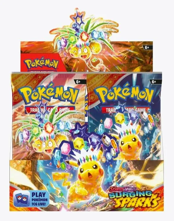 English Surging Sparks Booster Box