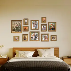 8×10 Picture Frame Gold - Picture Frames for Wall Hanging And Tabletop Display, Ornate Photo Frame for Poster,Vintage Frames Decor Decorative