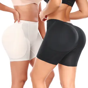 Women Hip Butt Padded Butt Lifter Body Shaper Shorts Thicker Removable 4 Pads Panty Hip Shapewear Butt Lifting Boxer Shorts
