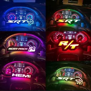 SRT, Hellcat, R/T, Hemi, Scatpack, Trackhawk LED Emblem RGB Flow Series