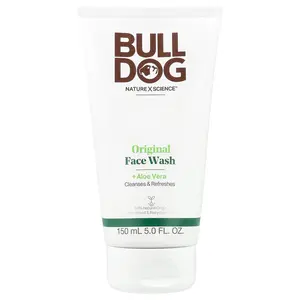Bulldog Skincare For Men Original Face Wash + Aloe Vera, 5 fl oz (150 ml)