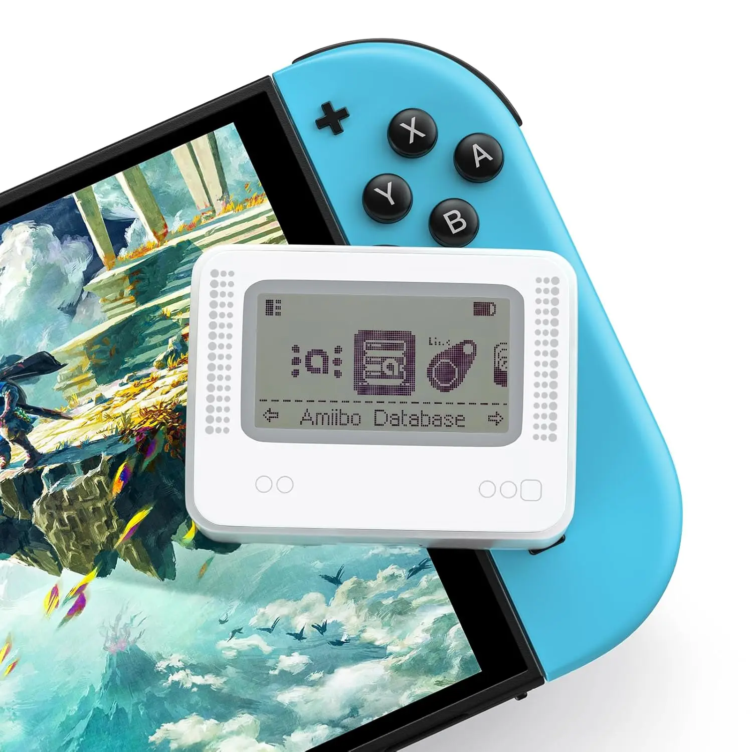 NFC Emulator, Game Data Manager for Switch, Wii U & 3DS. Store 4000+ Game Data, Unlimited Rewrite, 1.2" LCD Screen, Bluetooth Updates, Portable Design for Gamers