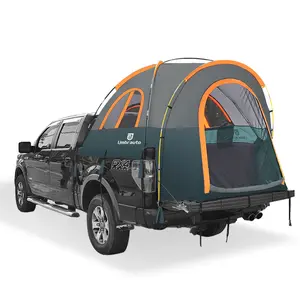 Truck Bed Tent 5.5-5.8ft,Waterproof PU3000mm Truck Tent, Tear-Resistant Potable Pickup Tent For 2 Person Camping And Outdoor With 3 Window 4 Storage Bag