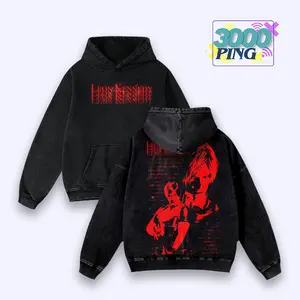 Leon S. Kennedy Glitch Red Vintage Wash Hoodie, Resident Evil 4 Remake Graphic T-Shirt, RE4 Survival Horror Gamer Streetwear, Acid Wash Mineral Oversized Sweatshirt, Crimson Tactical Agent Aesthetic, Unisex Cotton Apparel