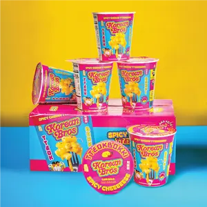 Spicy Cheese Tteokbokki Box - A.K.A Korean Spicy Mac & Cheese (6 Pack)