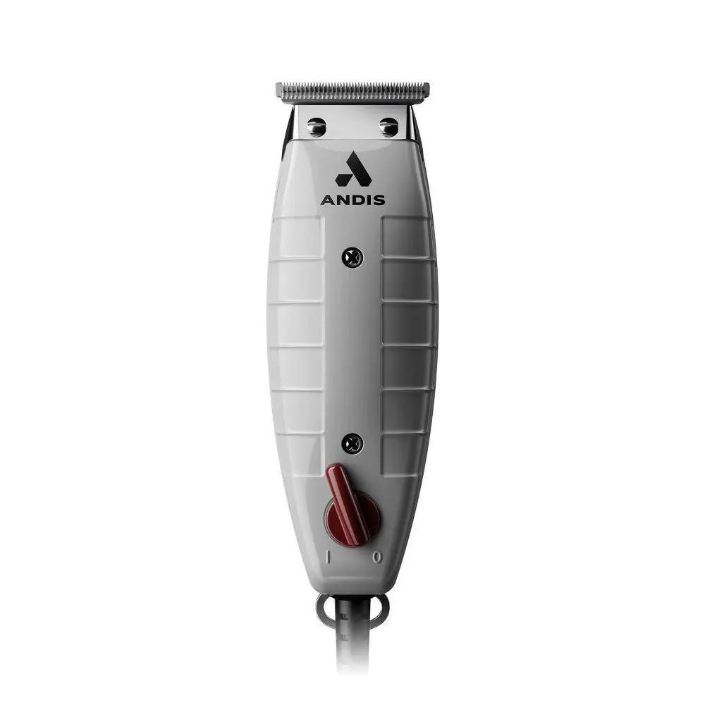 Andis T-Outliner Hair Trimmer Kit - 9ct, Smooth Cutting, Stainless Steel Build, Includes Storage Case & Cleaning Brush, Carbon