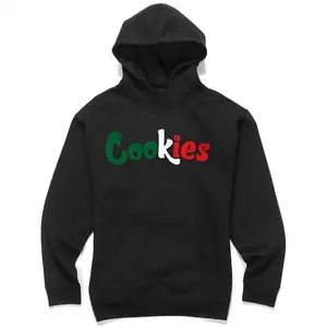 Tri Color Pullover Hoodie, Cookies Hoodie, Women Men Clothing for Fall & Winter Gift