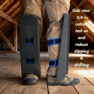60-degree Hardened Non-slip Kneeling Pad for Knee Protection with 3/4 in Cutout Rest and Reduced Slipping & Shifting Knee Pads Kneepads