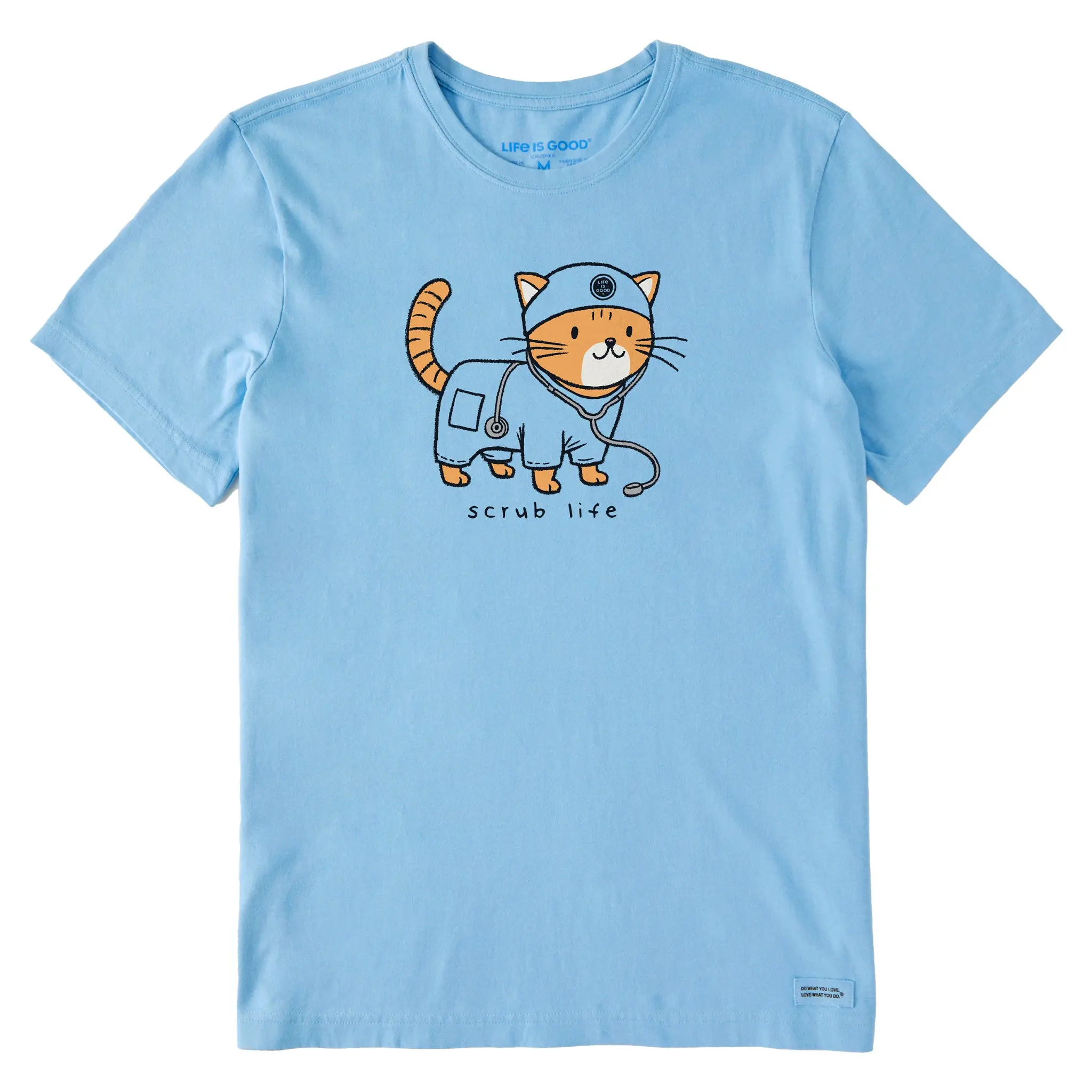 Men's Scrub Life Cat Short Sleeve Tee