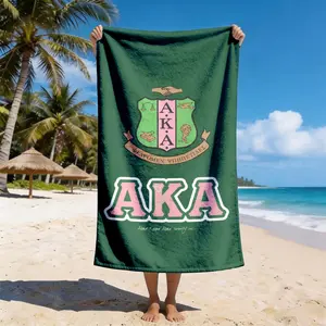 Aka Badge Theme Beach Towel, Quick-Dry Super Soft Polyester, Multi-Use Yoga Travel Swim Camping, Large Size, Best Gift, Quick Drying Towel, Quick Dry Towels