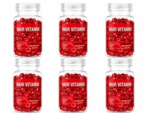 Hair Vitamins Capsules – Healthcare Supplements for Nourishing, Smoothing and Repairing Dry Damaged Hair for a Silky, Shiny Finish