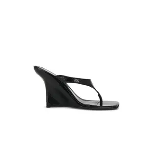 Jeffrey Campbell Romee Sandal in Black Snake