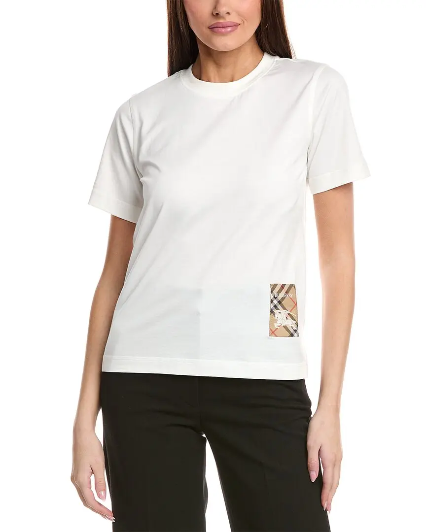 Burberry Check Label T-Shirt