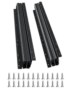 Undermount Drawer Slides 24 Inch Full-Extension Under Stair Cabinet Rails Heavy Duty 260 LB Load Capacity Soft-Close Ball-Bearing Hardware Kit for Kitchen Cabinets DIY Renovation Durable Steel Slide System